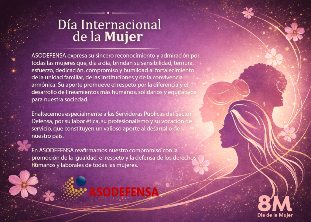 En ASODEFENSA reafirmamos nuestro compromiso con la promoción de la igualdad, el respeto y la defensa de los derechos humanos y laborales de todas las mujeres.